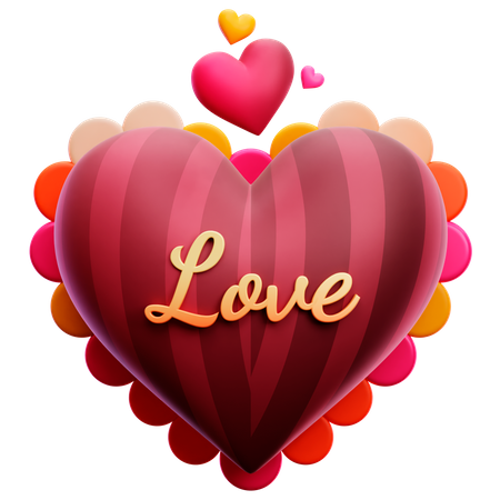 Love  3D Icon