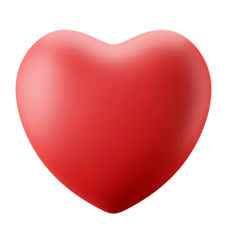 Love Heart Cute Minimal 3 D Icon Illustration 3D Icon