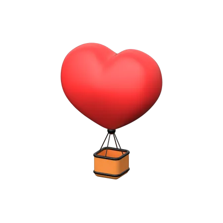 Ballon d'amour  3D Icon