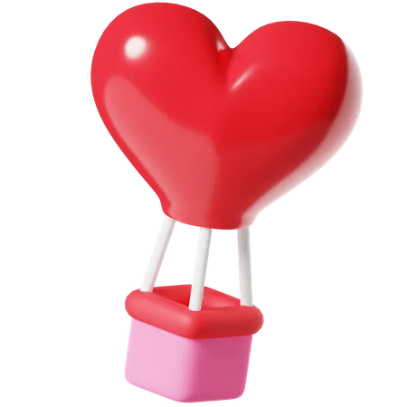 Ballon à air d'amour  3D Icon