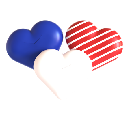 Love America  3D Icon