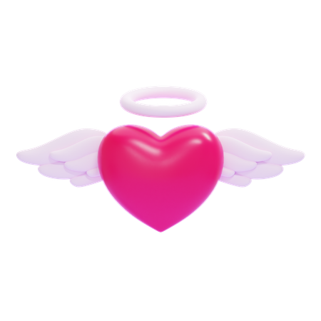 Love Angel  3D Icon