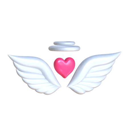 Love Angel  3D Icon