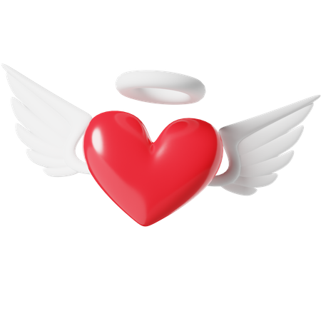 Love Angel  3D Icon