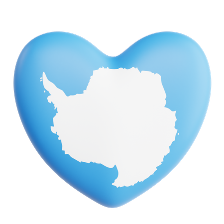 Love Antarctica  3D Icon