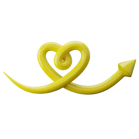 Love Arrow  3D Icon