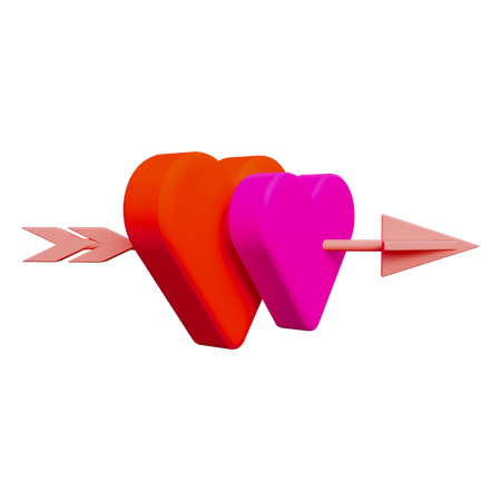 Love Arrow  3D Icon