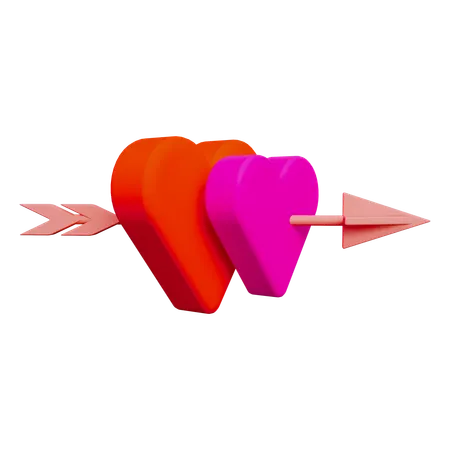 Love Arrow  3D Icon