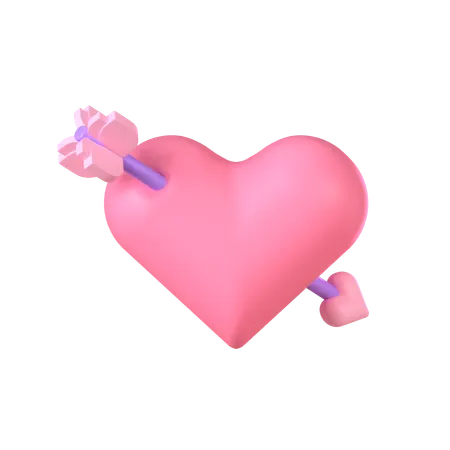 Love Arrow  3D Icon