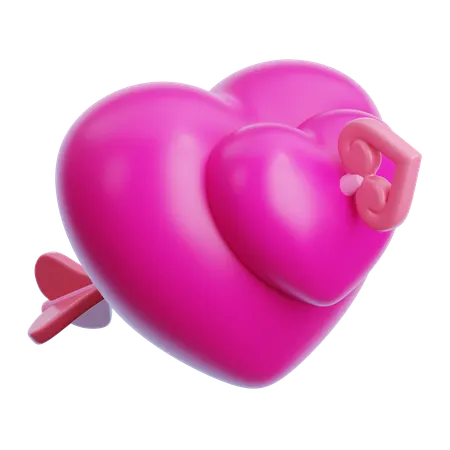 Love Arrow  3D Icon