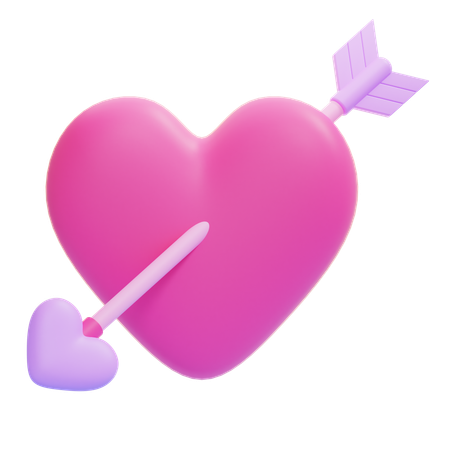 Love Arrow  3D Icon