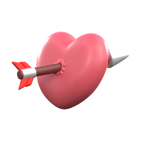 Love arrow 3D Icon
