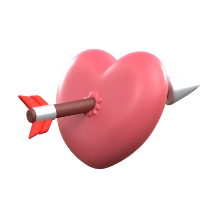 Love arrow 3D Icon
