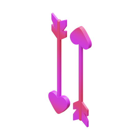 Love Arrows  3D Icon