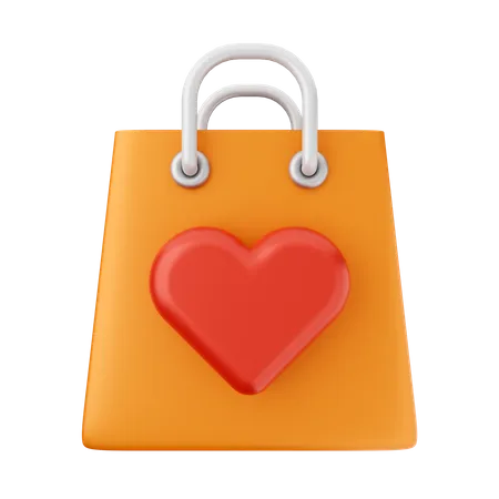 Love Bag  3D Icon