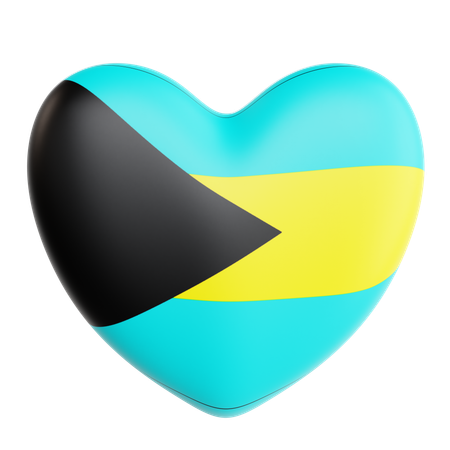 Love Bahamas  3D Icon