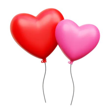 Love Balloon  3D Icon