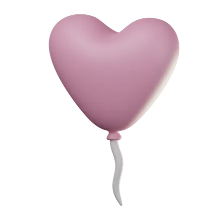 Love Balloon  3D Icon