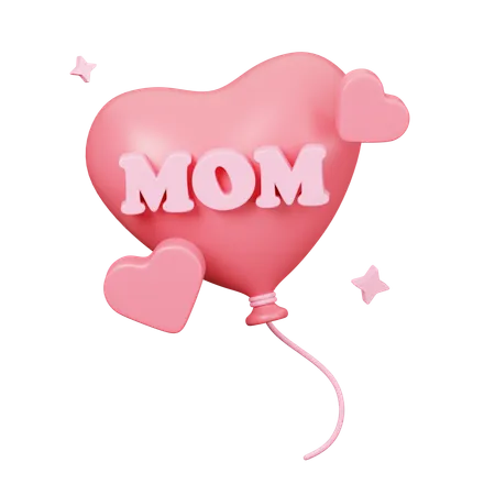 Love Balloon  3D Icon