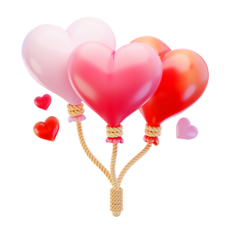 Love Balloon  3D Icon