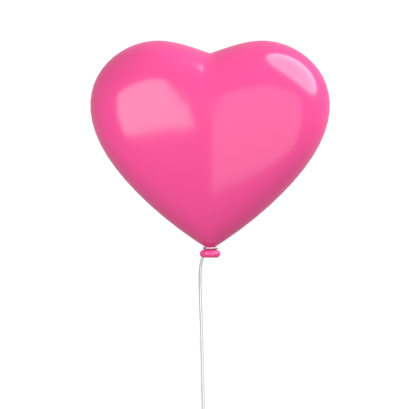 Love Balloon  3D Illustration