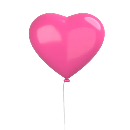 Love Balloon 3D Illustration