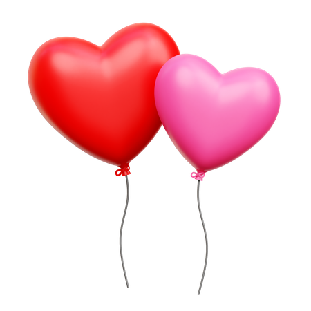 Love Balloon 3D Icon