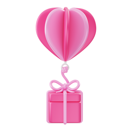 Love Balloons  3D Icon