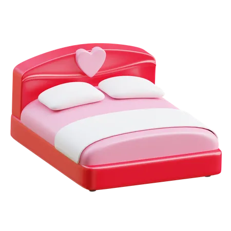 Love bed  3D Icon