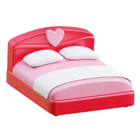 Love bed  3D Icon