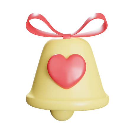 Love Bell  3D Illustration