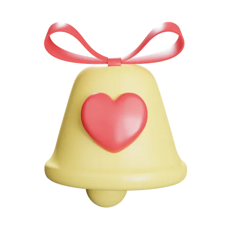 Love Bell  3D Illustration