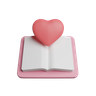 3d love diary logo