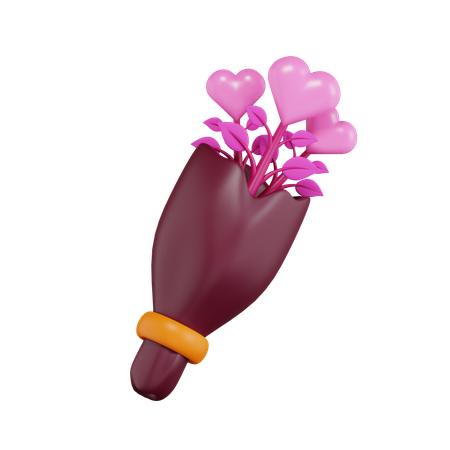 Love Bouquet  3D Icon