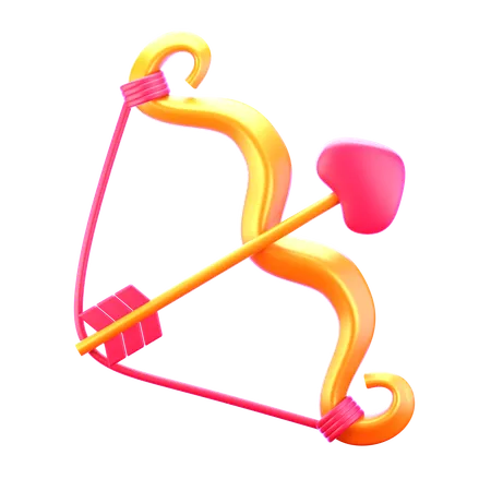 Love Bow And Arrow  3D Icon
