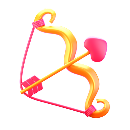 Love Bow And Arrow  3D Icon