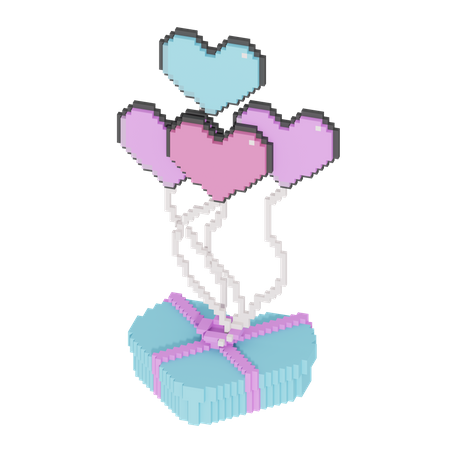 Love Box 3D Icon