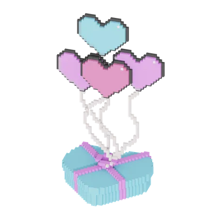 Love Box 3D Icon