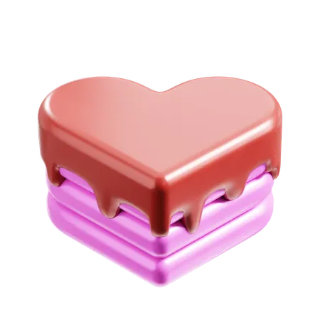 Love Cake  3D Icon