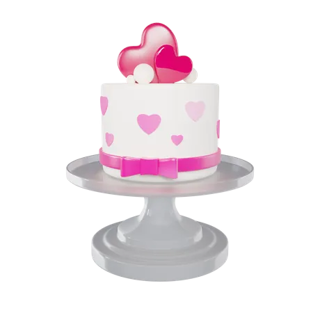 Love Cake 3D Icon