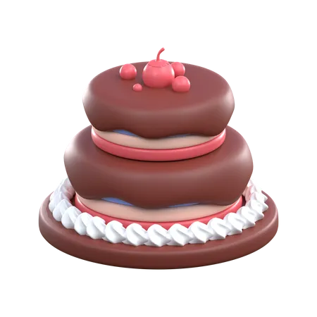 LOVE CAKE  3D Icon