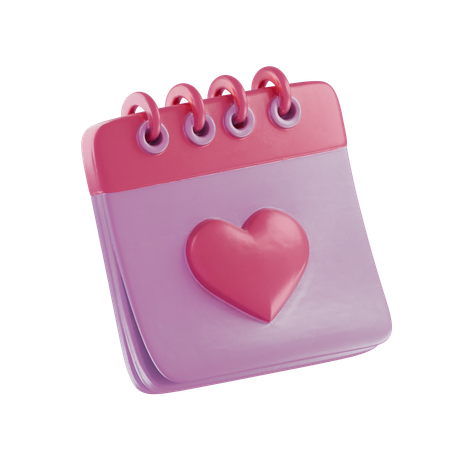 Love Calendar  3D Icon