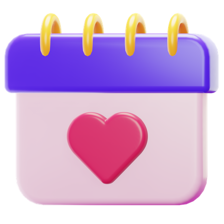 LOVE CALENDAR 3D Icon