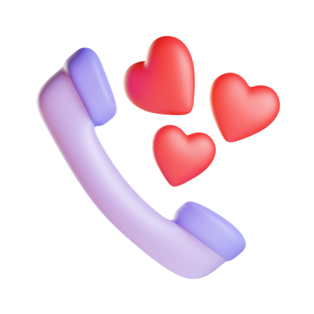 Love Call 3D Icon
