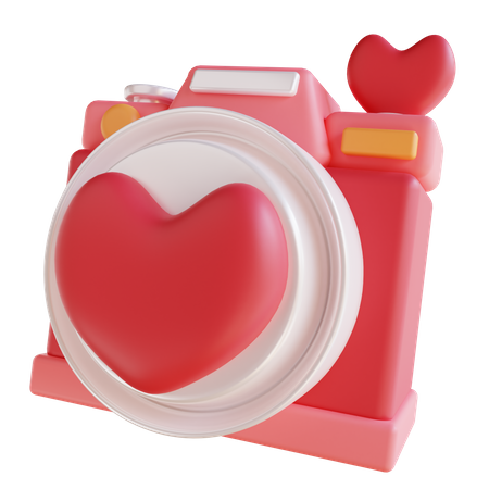 Love Camera  3D Icon