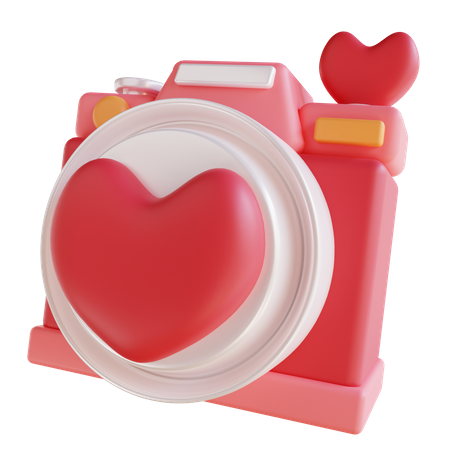 Love Camera  3D Icon