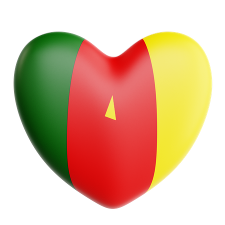 Love Cameroon  3D Icon