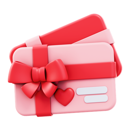 Love Card  3D Icon