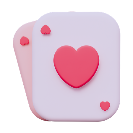 Love Card  3D Icon