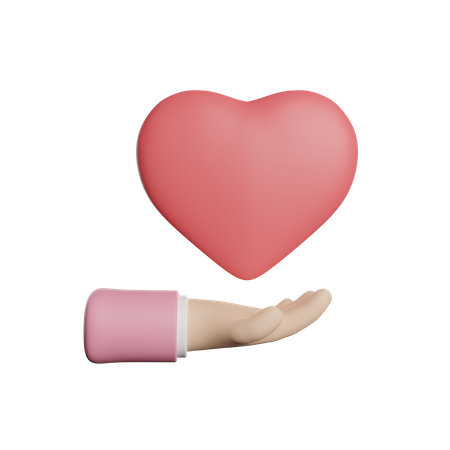 Love Care  3D Icon